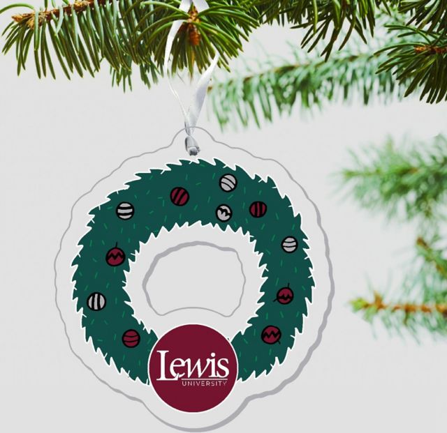 Lewis University Flyers 3x4 Ornament