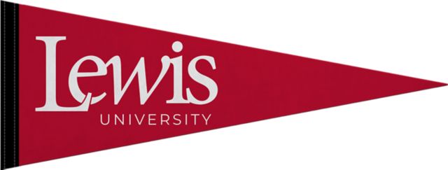 Lewis University 9X24 Full Color Pennant