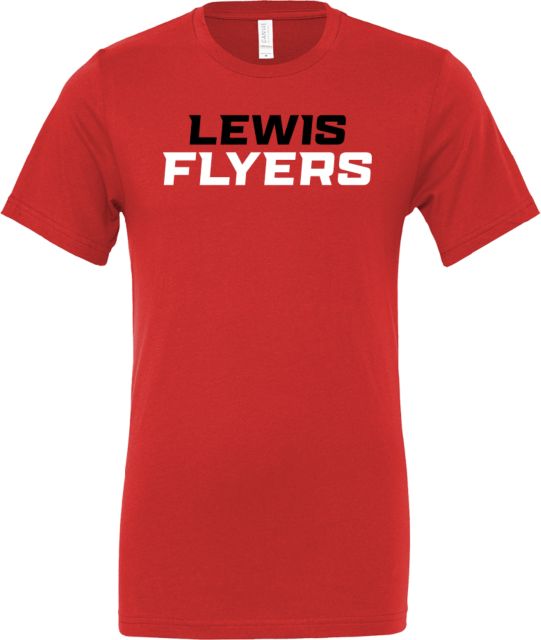 Lewis Bella + Canvas Jersey Cotton T Shirt Lewis Flyers Wordmark - Vertical