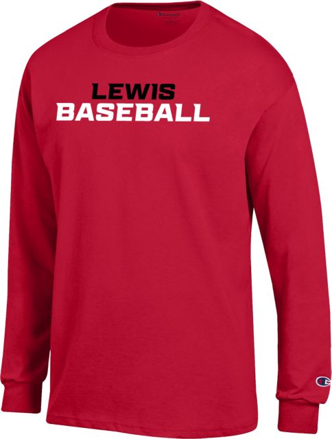 Lewis Champion Long Sleeve T Shirt Lewis Baseball