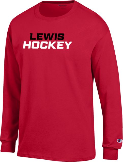 Lewis Champion Long Sleeve T Shirt Lewis Hockey