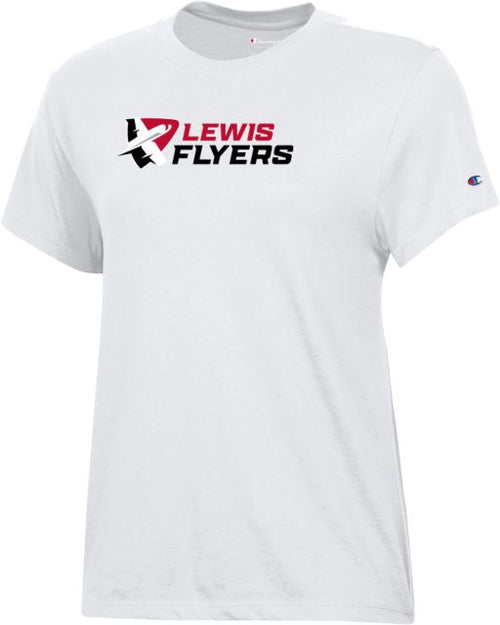 Lewis Champion Womens  Core Short Sleeve Tee Lewis Flyers - Horizontal