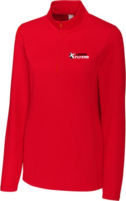 Lewis C&B Womens Clique Ice Pique Half Zip Lewis Flyers - Horizontal