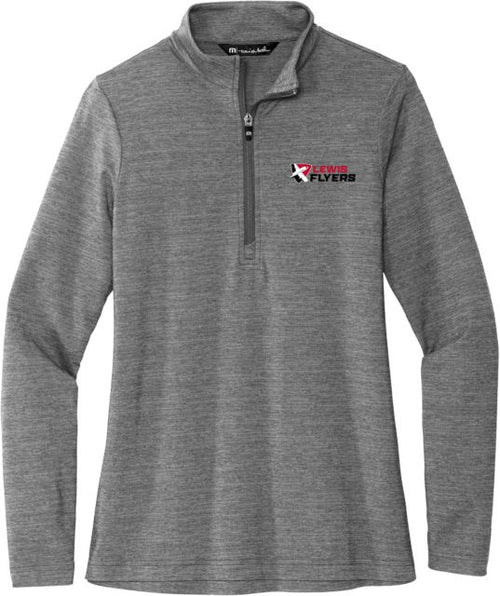 Lewis TravisMathew Womens Crestview 1/4 Zip Lewis Flyers - Horizontal