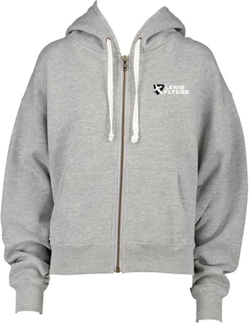 Lewis ENZA Womens Boxy Full Zip Hood Lewis Flyers - Horizontal