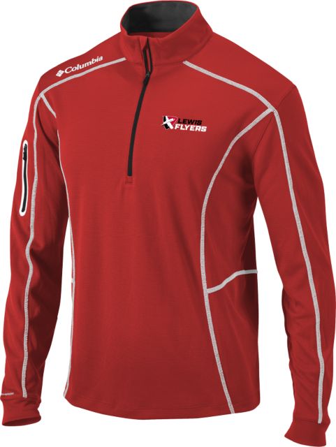 Lewis Columbia Omni Wick Shotgun 1/4 Zip Lewis Flyers - Horizontal