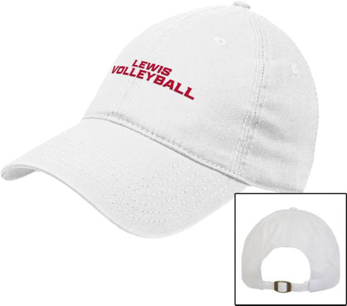 Lewis Unstructured Adjustable Low Profile Hat Lewis Volleyball