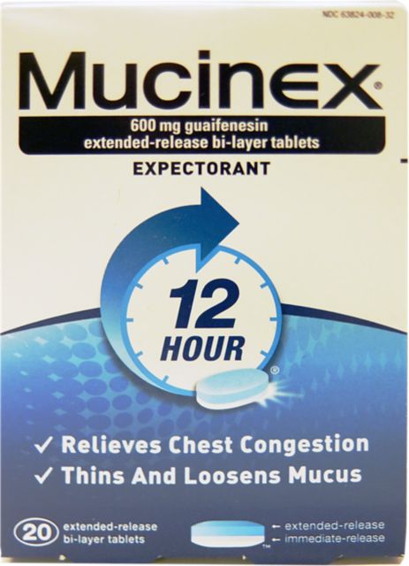 Mucinex 12 Hour Chest Congestion Medicine - Tablets - 20ct
